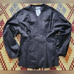 Oak + Fort Black L/S Top. Sz Med. NWT